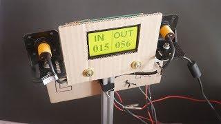 Arduino Project - DIY IR BIDIRECTIONAL PERSON COUNTER