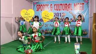 WELCOME DANCE by the kids of AHNS on the occasion of ANNUAL PRIZE DISTRIBUTION CEREMONY 2019