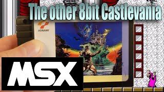 Castlevania for 8-bit MSX Vampire Killer/Akumajo Dracula from Konami compared to the NES & Famicom