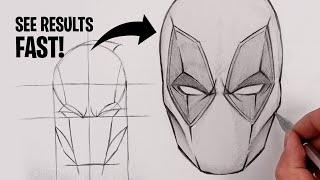 How To Draw Deadpool | Sketch Tutorial