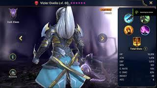 Raid Shadow Legends Hero Showcase Vizier Ovelis lv 60