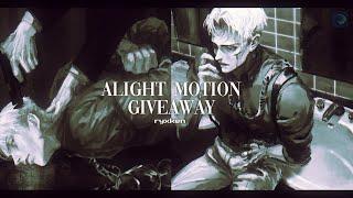 Alight motion Giveaway (CC, Transitions, Shakes, Text animation + preset) | 𝗋𝗒𝗑𝗄𝖾𝗇