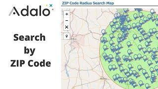 Adalo Search by ZIP Code radius the easy way