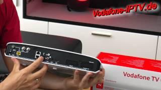 Vodafone TV Center Anschlüsse (IPTV / LAN, Satellit, Kabel, HDMI, Scart, USB & mehr) (HD / 2D)