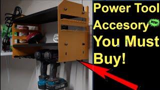 MUST BUY! Power Tool Organizer Wall Mount with Charging Station Review/Install