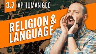 How LANGUAGES & RELIGIONS Diffuse [AP Human Geography Review—Unit 3 Topic 7]