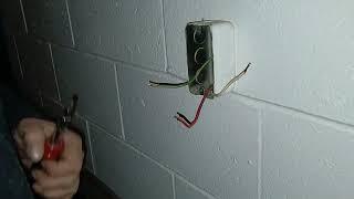 Installing a UK type G socket in a US building (abandoned psych ward)