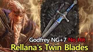 Elden Ring - Godfrey NG+7 vs Rellana's Twin Blades (No Damage)