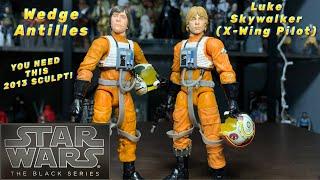 Wedge Antilles & Luke Skywalker (X-Wing Pilot)-Black Series Figure Review