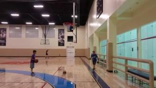 Basketball Trick Shot | Behind the backboard 2 | Aiden B Legendary