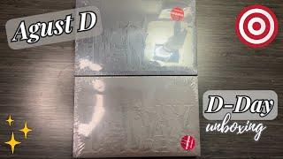 Agust D D-Day Album unboxing - Target Exclusive versions! Suga BTS