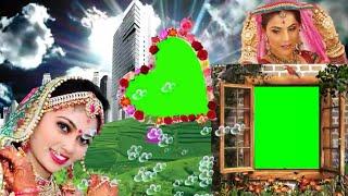 shaadi photo frame wedding green screen video effe