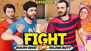 Rajab Butt Vs Ducky Bhai Fight Episode 02 | @rajabbutt94 @DuckyBhai | PopCorn Kahani Tv 