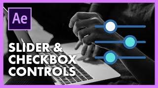 Slider and Checkbox Controls |  Adobe After Effects CC Tutorial (Lesson 3)