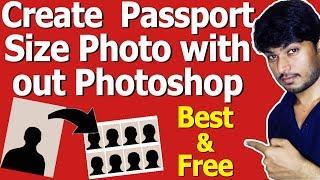 Passport size Photos Online without Photoshop