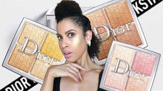 DIOR - BACKSTAGE: Glow Face Palettes FALL 2020//Swatches, Comparisons, + Demos | kinkysweat