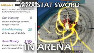 (GPO Arena) Max Stat Sword Is So Toxic...