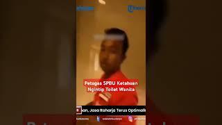 Petugas SPBU Ketahuan Ngintip Toilet Wanita