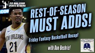 Is Knecht a League-Winning Must Add? Fantasy Basketball Recap | Week-Winning Injury Pickups