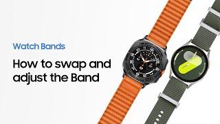 Galaxy Watch7 | Watch Ultra: How to change the Band | Samsung