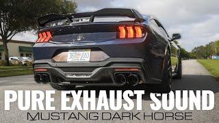 PURE EXHAUST SOUND! 2024 Ford Mustang Dark Horse with AWE SwitchPath Exhaust