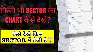 How to select Strong Sector - NSE Sector Analysis I Trading View Guide I #rishimoney #shorts