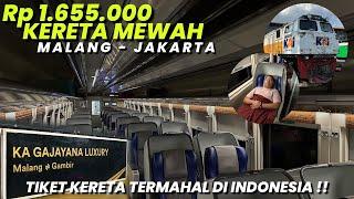 KERETA MEWAH DAN TERMAHAL DI INDONESIA⁉️MALANG - JAKARTA TIKETNYA 1,6￼JT‼️Naik KA Gajayana Luxury