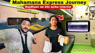 India’s First Mahamana Express Journey & interior tour || Varanasi to New Delhi || IRCTC food Review