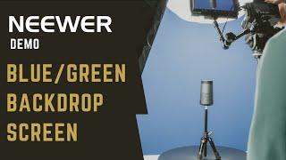 Neewer Demo | Portable 2-in-1 Chromakey Blue/Green Backdrop Screen