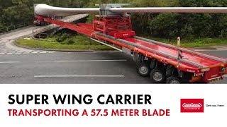 Nooteboom Super Wing Carrier - Transporting a 57.5 blade - by McFadyens