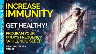 INCREASE IMMUNITY. BE HEALTHY and WELL.  Reprogram your body's frequency while you sleep!