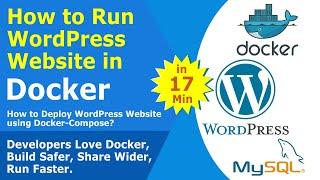 How to Run WordPress Website in Docker? | How to Deploy WordPress Website using Docker Compose?