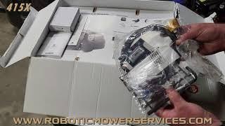 Husqvarna 415X Automower Unboxing (415X w/ Install Materials Included)