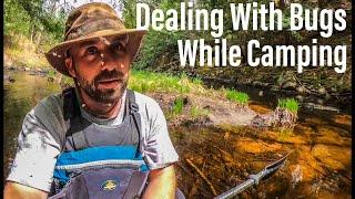 How to deal with bugs while Camping Hiking Paddling