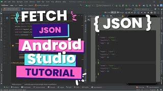 Android Tutorial - How to fetch local json file  in Android Studio (Java)