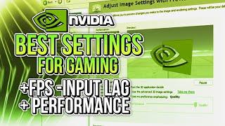  BEST UPDATED NVIDIA CONTROL PANEL SETTINGS FOR GAMING | Boost FPS ️
