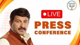 LIVE: BJP Leader Shri Manoj Tiwari addresses press conference at BJP HQ, New Delhi