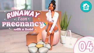 Finally on our OWN….and AFRAID!  | Runaway Teen Pregnancy Ep.04| The Sims 4 LP