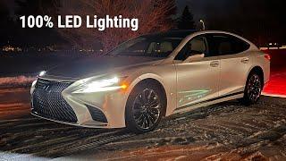 Lexus LS 500 At Night - All Of The Lighting