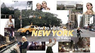 HOW TO SEE NEW YORK IN 5 DAYS ft. Margo