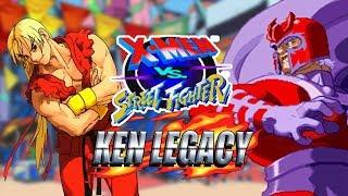 ENTER THE MUTANTS: Ken Legacy -X-Men Vs. Street Fighter '96 PSOne