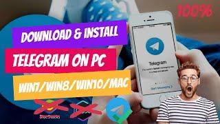 How to Install Telegram  on pc Without BlueStacks (Windows 10/7/8 and MAC also) |MR.CREATOR