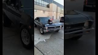 Chevy Nova SS leaving World of Wheels Chicago