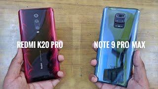 Redmi K20 Pro vs Redmi Note 9 Pro Max Speed Test Comparison | Shocking Results! 