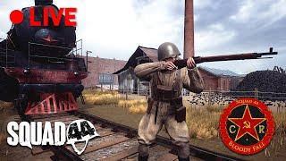 LIVE - Squad 44 Chapter Red : Bloody Fall | Soviet faction Playtest | Squad 44 Russian Army