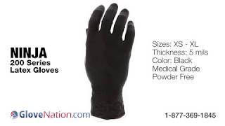 Latex Gloves: Ninja (200 Series)