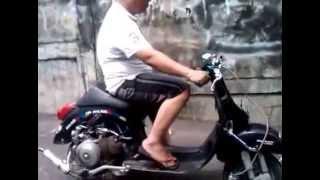 Vespa Racing Palembang dg joki Om Jon Balap (JB)