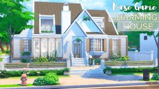 Charming Family House  Base Game Only | NoCC | The Sims 4 | Stop Motion