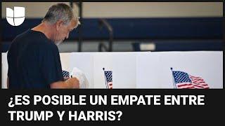 Elecciones EEUU 2024: ¿qué tan probable es un empate entre Trump y Harris? Te explicamos