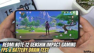 Xiaomi Redmi Note 12 Pro Genshin Impact Gaming test | Dimensity 1080, 120Hz Display